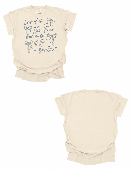 Land of the Free Comfort Colors Tee