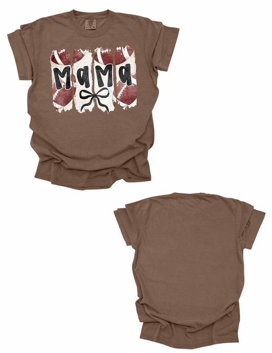 Football Mama Comfort Colors Tee